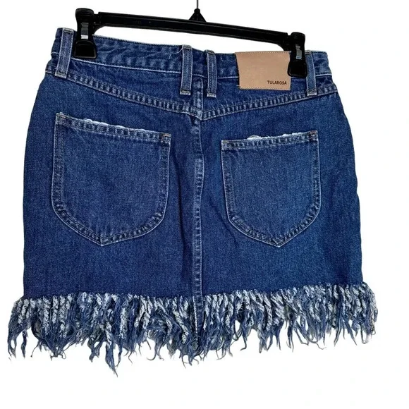 Tularosa Aubrey Mini‎ Denim Skirt - Picture 3 of 11